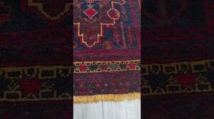 3x5 Afghan Tribal Handgefertigter Teppich