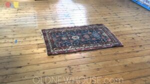 3x5 Blau Vintage Teppich 1175