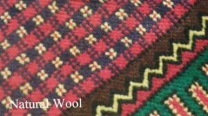 3x6 Roter Afghanistan Baluch handgefertigter Teppich