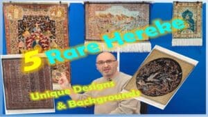 4 Hereke Teppich-Fans: 5 SELTENE Türkische Seiden-Hereke-Teppichdesigns & -Qualitäten