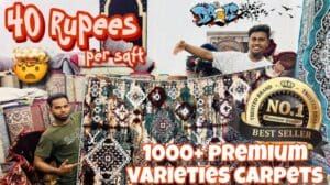 40 Rupien pro Quadratfuß 🤯 Zaheer Teppiche 💥| #ytvideos #teppiche #chennai