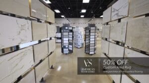 50% Rabatt auf maßgeschneiderte Teppiche bei America's Floor Source