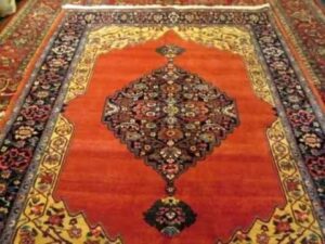 6 x 8 Bijar Teppich, antikes Design, neuer Teppich mit pflanzlichen Farbstoffen in Bijar, Iran.