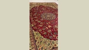 63 - Handgewebter persischer Teppich aus Mashhad