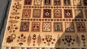 6x8 Elfenbein Bakhtiari vier Jahreszeiten Wollteppich | 1,7m x 2,3m / 5,5ft x 7,5ft