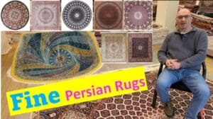 7 WUNDERSCHÖNE Perserteppiche: Tabriz, Isfahan, Nain & Qum Seidenteppiche