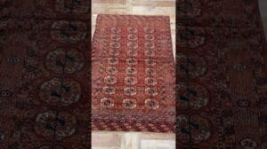 73274 Antiker Turkoman Tekke-Teppich, 03'11 x 06'00