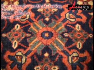 Accents Galleria Antiker Persischer Meshkabad-Teppich