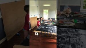 Akustische schalldämpfende Wanddekoration für unser Chicago-Zimmer!