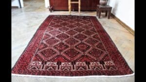 Antike Teppiche - Baluchi-Teppiche - Antike klassische Teppichgröße: 183 x 106 cm - 3,47 x 6 Fuß