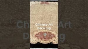 Antike orientalische Teppiche in Deutschland, chinesische Art Déco Teppiche, persischer Tabriz-Teppich Najib Galerie