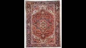 Antiker Heriz-Teppich 3,12 m x 2,22 m