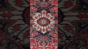 Antiker Heriz-Teppich - Heriz-Teppich aus dem 19. Jahrhundert, #antikerteppich #handgewebteTeppiche #antikeTeppiche #museum
