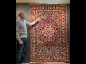 Antiker Isfahan-Teppich