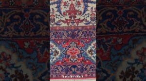 Antiker Isfahan-Teppich - Spätes 19. Jahrhundert Persischer Isfahan-Teppich