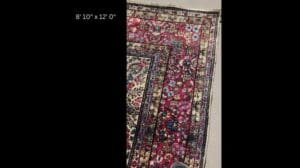 Antiker Kerman-Teppich ca. 1920 8' 10 x 12' 0