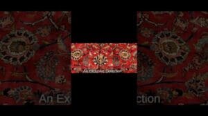 Antiker Palastgroßer Kashan-Teppich #Shorts