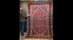 Antiker Qashqai-Teppich #antikeTeppiche #Innendekoration #Teppichsucht