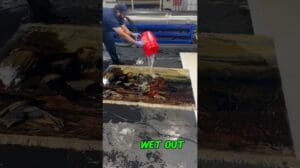 Antiker RUSSISCHER BILDER-Teppich bekommt ein dringend benötigtes Bad! 🛁 #teppichreinigung #merkwürdigsatisfying #antik