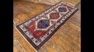 Antiker Sarab Läufer 2,22 m x 0,89 m