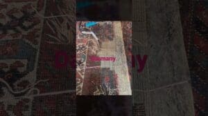 Antiker persischer Bidjar-Teppich/Reparatur/Wiederherstellung von Darmany