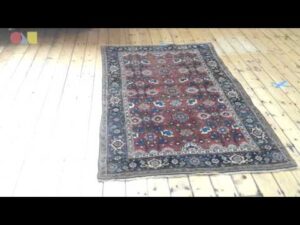 Antiker persischer Bijar Teppich 1868, 4,5x7 Fuß