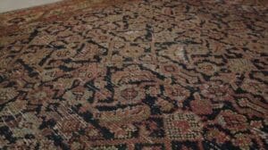 Antiker persischer Mahal extra-langer Läufer mit floralen Mustern - Teppich & Kilim - 16190