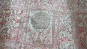 Antiker persischer Tabriz Teppich aus Kupfer, Terrakotta und Elfenbein, handgeknüpfter Wollteppich BB6794