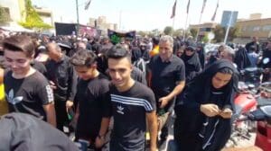 Arbaeen-Marsch in Isfahan, Sajad-Straße / Golestan-e-Shohada / Volks-Tempel / Straßen Trauerfeier 1403