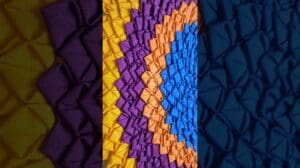Aus jedem alten Salwar diesen sehr witzigen Teppichdesign machen #einfachesTutorial #teppichselbermachen