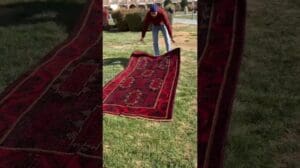 Baluchi-Teppich 100% Wolle Vintage, natürliche Farben, limitiert #usa #uk #italy #france