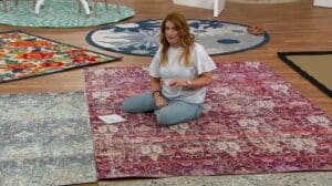 Barbara King Indoor/Outdoor Vintage Boho Teppichkollektion auf QVC