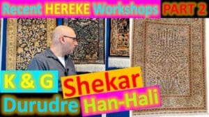 Berühmte türkische Hereke-Seidenteppichwerkstätten: Durudre, K&G, Shekar Han-Hali