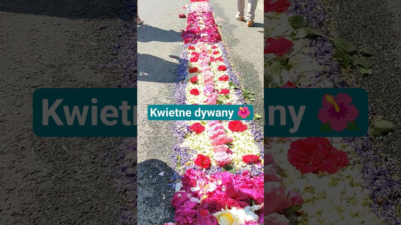 🌸 Blühende Teppiche in Olszowa | Fronleichnam in Schlesien I Polnische Tradition auf der UNESCO-Liste