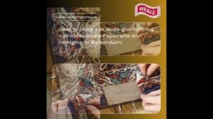 Bring neues Leben in deinen handgefertigten Teppich – professionelle Reparatur & Reinigung in Rotterdam!