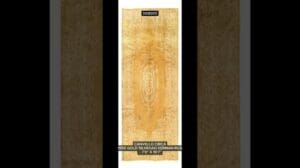 CANVELLO CIRCA 1950 GOLD SEIDENSTRASSE KERMAN TEPPICH - 7'9'' X 10'7'' D08055
