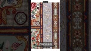 CANVELLO SUPER FINE HANDGEKNOTTERTE SEIDEN- UND WOLLE ISFAHAN TEPPICH - 1,40 m x 2,18 m D12481