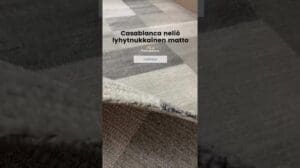 Casablanca Quadrat kurzfloriger Teppich
