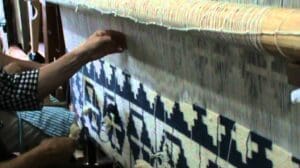 Chiprovsky-Teppich - Webtechnik