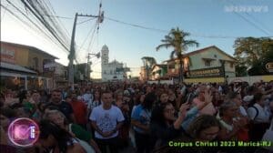 Corpus Christi - Salzdecke und Prozession 2023 - Kunst und Kultur - Religiosität in Maricá (RJ)