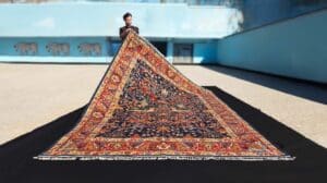 Der 8x10 Navy Bidjar Perserteppich: Ein Meisterwerk der Eleganz und Handwerkskunst