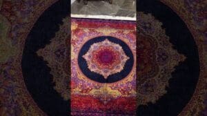 Der Teppich aus reinem Seide Qom war hilfreich. Like und abonnieren.