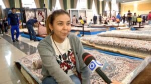 Die Teppichausstellung findet in Schymkent statt