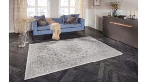 ELLE Decoration Nain Orientalischer Design-Teppich Hellgrau