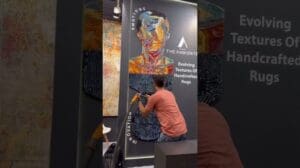 Ein Blick hinter die Kulissen: Showstopper-Handgewebter Teppich aus ADDS Mumbai! 🎨🧵