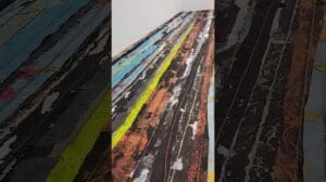 Ein farbenfrohes Kunstteppich, Hamburger Bahnhof Museum, Berlin