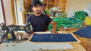 Einfache Methode zur Herstellung eines runden Fußmatten / Jute-Cotton-Teppiche / Teppich / Fußmatte 🏠 / Wohnkultur