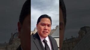 Eingeladenes Dinner des IOC-Präsidenten im Musée du Louvre, Paris #erickthohir #dinner #olympics #olympiadeparis