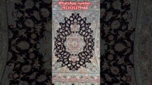 Exquisite 5x7 handgeknüpfter orientalischer Seiden- und Wollteppich – aus der königlichen Tabriz-Familie