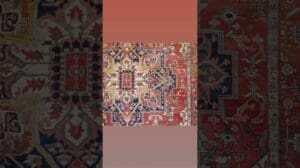 Fesselnder antiker Serapi-Teppich aus Nordwestiran. Dies ist ein ausgezeichnetes Beispiel für einen Klassiker.